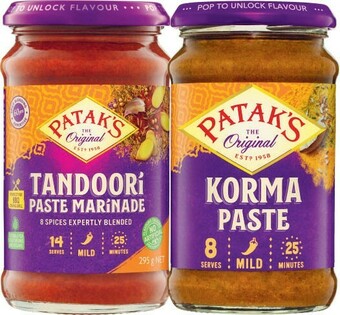 Coles Patak’s Curry Paste 283g-312g offer