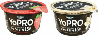 Coles Danone YoPRO Yoghurt 160g offer