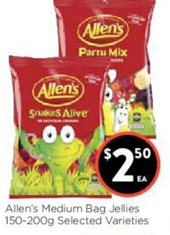 Allen's Medium Bag Jellies 150-200g