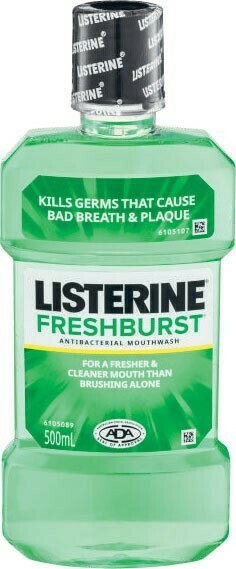 Coles Listerine Freshburst Mouthwash 500mL offer