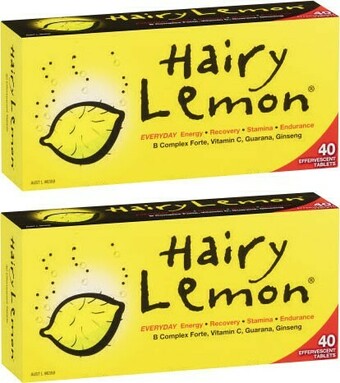 Coles Hairy Lemon Effervescent Tablets 40 Pack offer