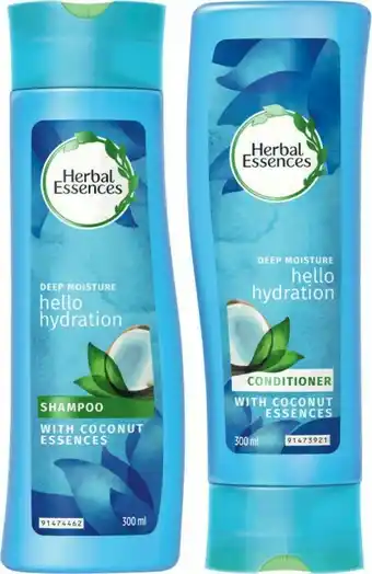 Coles Herbal Essences Shampoo or Conditioner 300mL offer