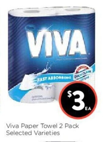 Foodworks Viva Paper Towel 2 pack offer