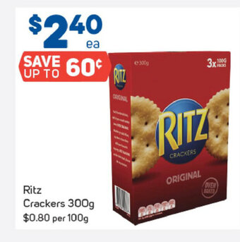 Foodland Ritz Crackers 300g offer