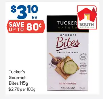 Foodland Tucker's Gourmet Bites 115g offer