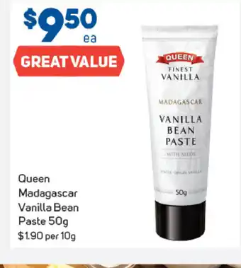 Foodland Queen Madagascar Vanilla Bean Paste 50g offer