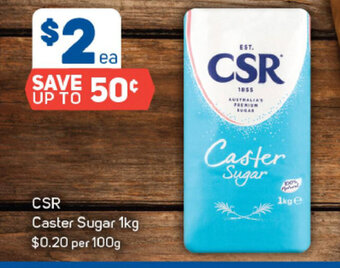 Foodland CSR Caster Sugar 1kg offer
