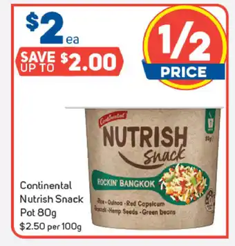 Continental Nutrish Snack Pot 80g