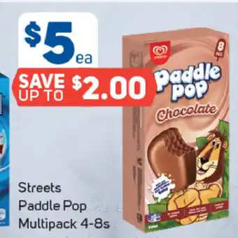 Foodland Streets Paddles Pop Multipack 4-8s offer