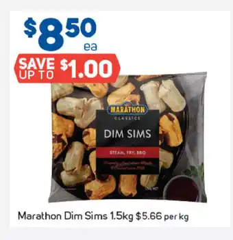 Marathon Dim Sims 1.5kg
