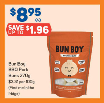 Foodland Bun Boy BBQ Pork Buns 270g offer