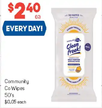 Foodland Community Co Wipes 50's offer