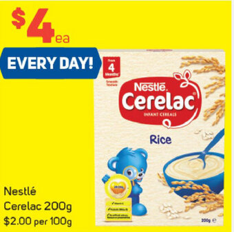 Foodland Nestlé Cerelac 200g offer
