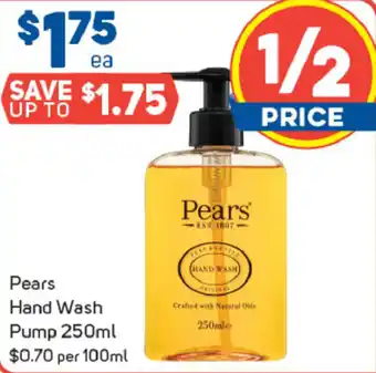 Foodland Pears Hand Wash Pump 250ml offer