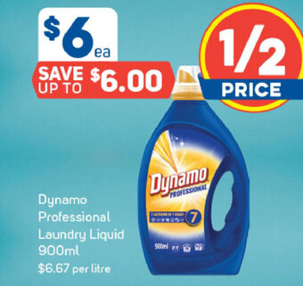 Foodland Dynamo Professional Laundry Liquid 900ml offer
