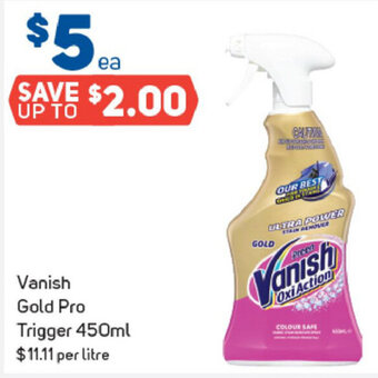 Foodland Vanish Gold Pro Trigger 450ml offer