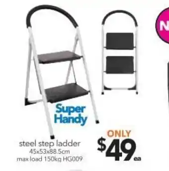 Cheap as Chips Steel Step Ladder offer