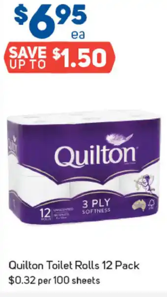 Foodland Quilton Toilet Rolls 12 Pack offer