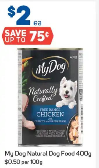Foodland My Dog Natural Dog Food 400g offer
