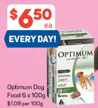 Foodland Optimum Dog Food 6x100g offer