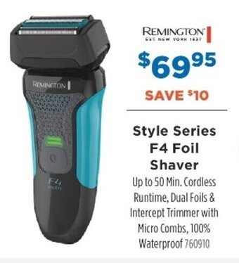 Betta Remington Style Series F4 Foil Shaver offer