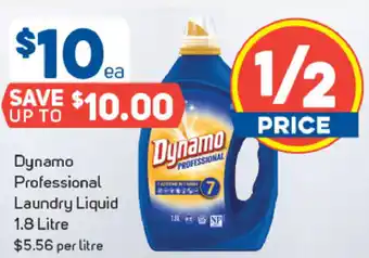 Foodland Dynamo Professional Laundry Liquid 1.8L offer