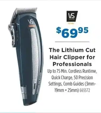 VS The Lithium Cut Hair Clipper for Professionals