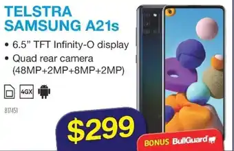 Betta Telstra Samsung A21s offer