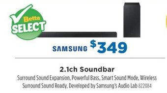 Betta Samsung 2.1ch Soundbar offer