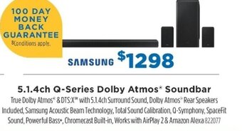 Betta Samsung 5.1.4ch Q-Series Dolby Atmos Soundbar offer