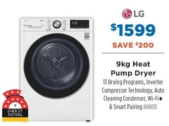 Betta LG 9kg Heat Pump Dryer offer