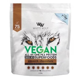 healthylife White wolf nutrition vegan superfood smooth choc 2.25kg offer