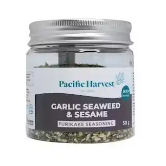 Pacific harvest garlic seaweed sesame seasoning 50g