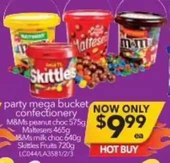 Cheap as Chips Party Mega Bucket Confectionery 575g offer