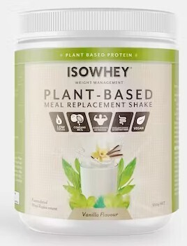 healthylife Isowhey plant-based meal replacement shake vanilla 550g offer