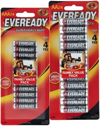 IGA Eveready super heavy duty aa or aaa batteries 24 pack offer