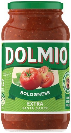 IGA Dolmio extra pasta sauce 490-500g selected varieties offer