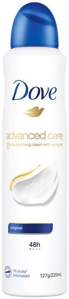 IGA Dove advance care or invisible dry antiperspirant spray 220ml selected varieties offer