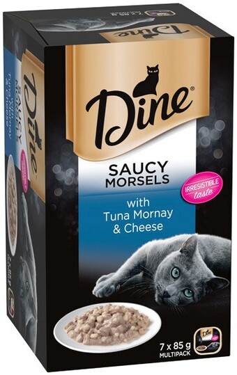 IGA Dine wet cat food 7x85g selected varieties offer