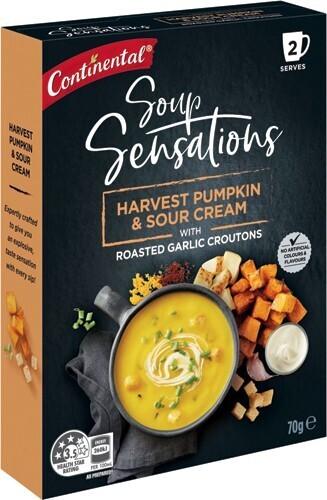 IGA Continental soup sensations 40-70g selected varieties offer