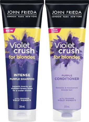 Woolworths John frieda violet crush purple shampoo or conditioner 250ml offer