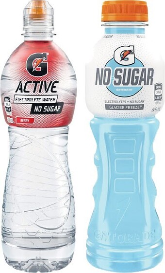 Woolworths Gatorade sports drink or g-active flavoured water 600ml offer