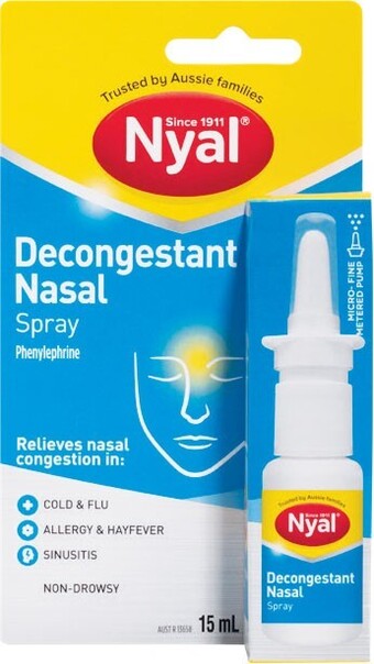 Woolworths Nyal decongestant nasal spray 15ml# offer