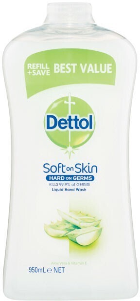 Woolworths Dettol soft on skin liquid hand wash 950ml offer