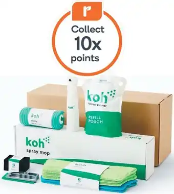 Woolworths Koh surface & spray mop starter kit offer