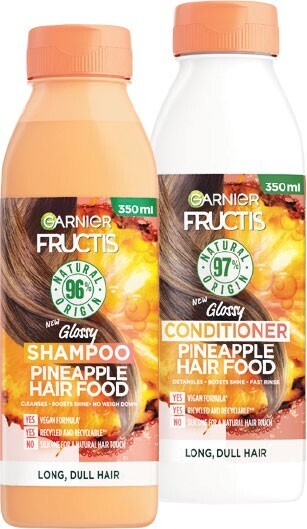 Woolworths Garnier fructis hair food shampoo or conditioner 350ml offer