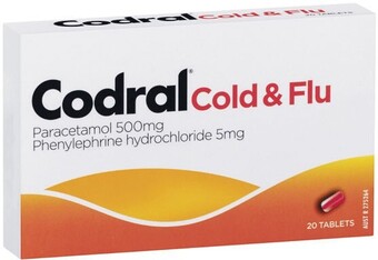 Woolworths Codral cold & flu tablets pk 20~ offer