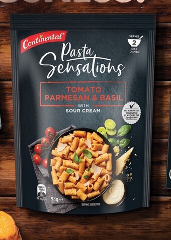 Coles Continental sensations pasta & sauce, rice or mash 85g-115g offer