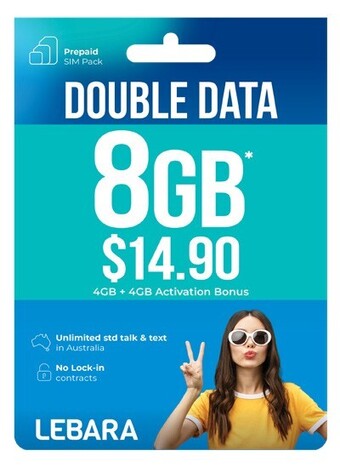 Coles Lebara $14.90 starter pack offer