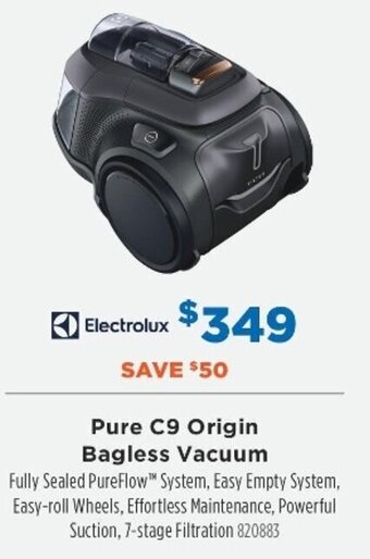 Betta Electrolux Pure C9 Origin Bagless Vacuum offer